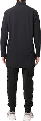 Y-3 SS22 ソリッド ジップアップカラー 長袖シャツ ブラック HG8596 Shop Y-3 SS22 ソリッド ジップアップカラー 長袖シャツ ブラック HG8596