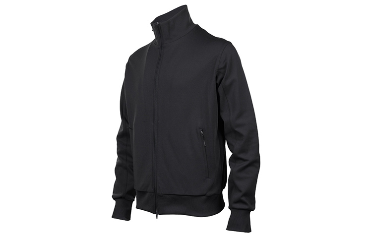 Shop Y-3 SS22 Stand Collar Pilot Jacket Black HG8611