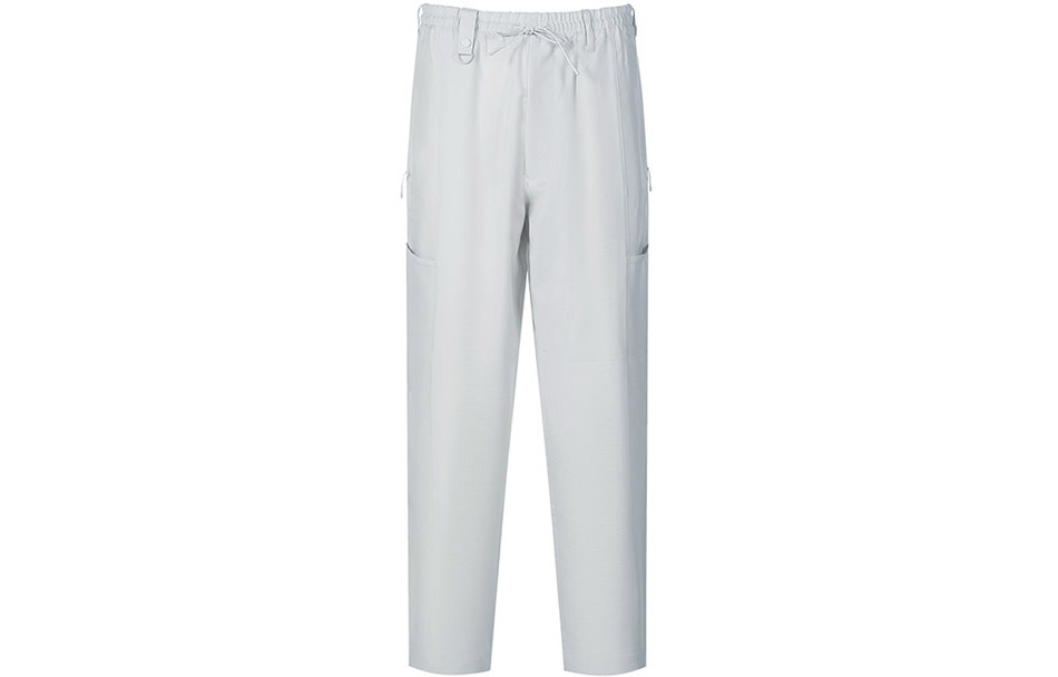 Y-3 SS22 White Grey Loose Fit Cargo Pants Casual Wear HG6203