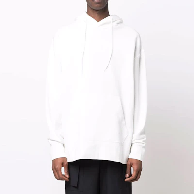 Y-3 SS22 Hoodie Putih Logo Print Unisex Pullover Sweatshirt HG8801 Purchase Y-3 SS22 Hoodie Putih Logo Print Unisex Pullover Sweatshirt HG8801