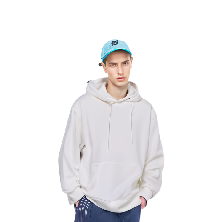 Sizing Y-3 SS22 Hoodie Putih Logo Print Unisex Pullover Sweatshirt HG8801