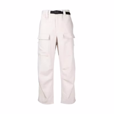 Y-3 SS22 Wide-Leg Casual Utility Pants Off-White HG6242