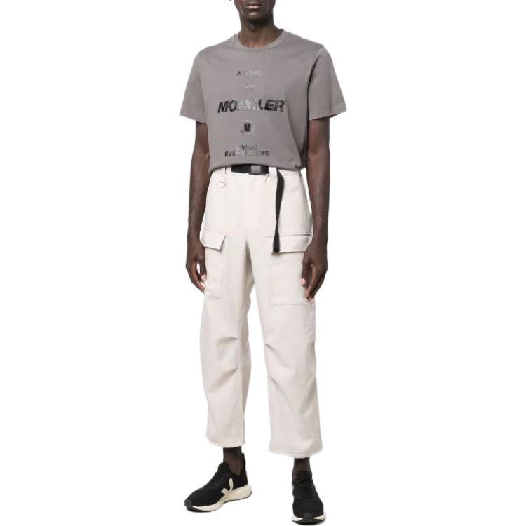 Lookbook Y-3 SS22 寬版休閒多功能褲 米白色 HG6242