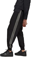Shop Y-3 SS23 Seluar Panjang Hitam String Pinggang Warna Solid. IB0387