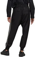 Purchase Y-3 SS23 Seluar Panjang Hitam String Pinggang Warna Solid. IB0387