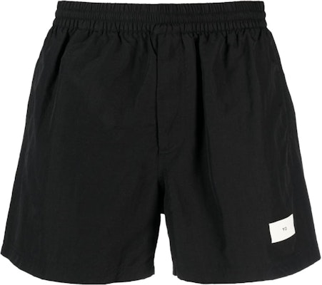 Y-3 SS23 Black Logo Print Shorts H63017 Buy Y-3 SS23 Black Logo Print Shorts H63017