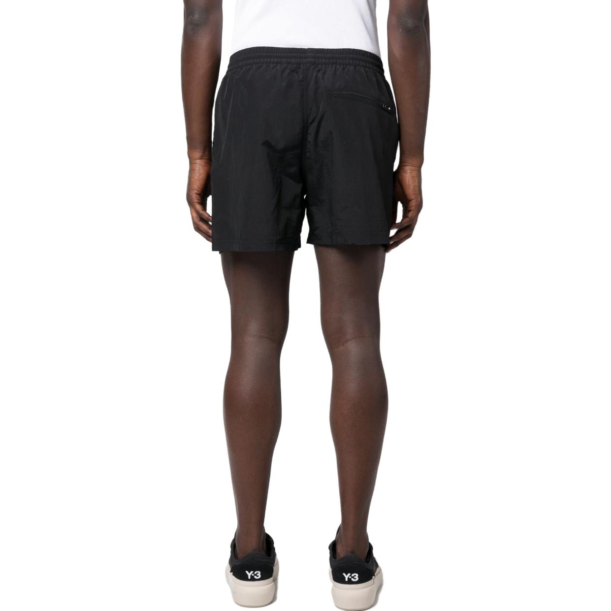 Shop Y-3 SS23 Black Logo Print Shorts H63017