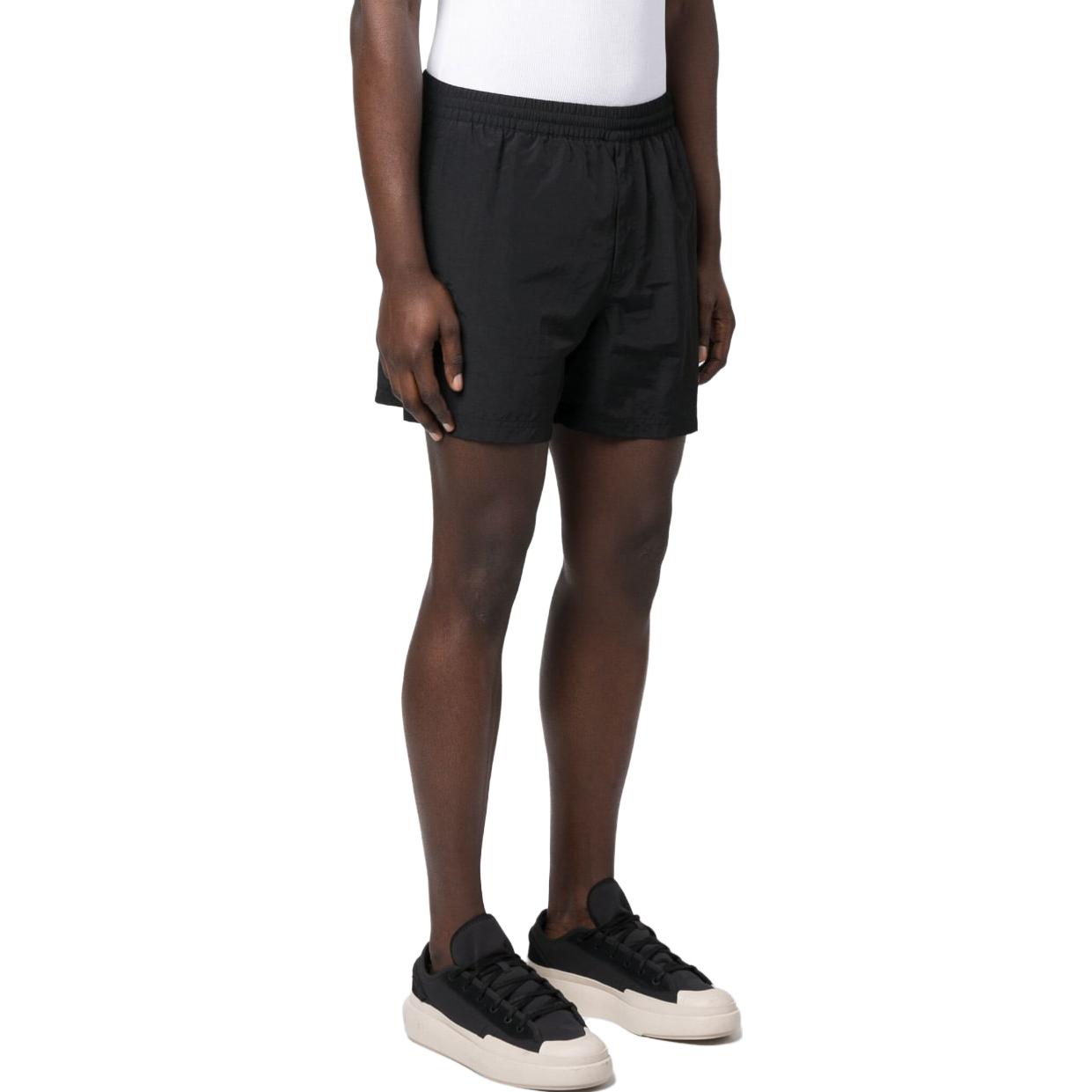 Purchase Y-3 SS23 Black Logo Print Shorts H63017