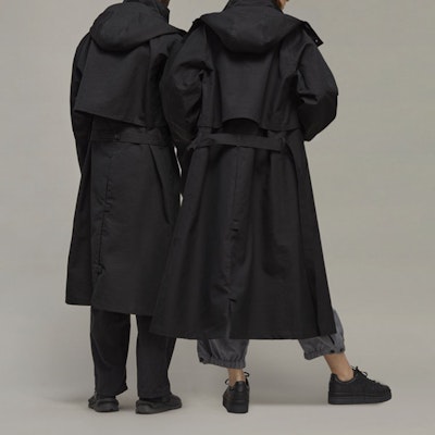 Y-3 SS23 Jaket Windbreaker Berhud Hitam Unisex Panjang. H63077 Shop Y-3 SS23 Jaket Windbreaker Berhud Hitam Unisex Panjang. H63077