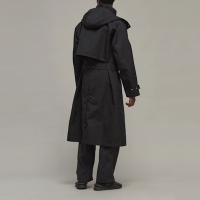 Y-3 SS23 Jaket Windbreaker Berhud Hitam Unisex Panjang. H63077 Sizing Y-3 SS23 Jaket Windbreaker Berhud Hitam Unisex Panjang. H63077