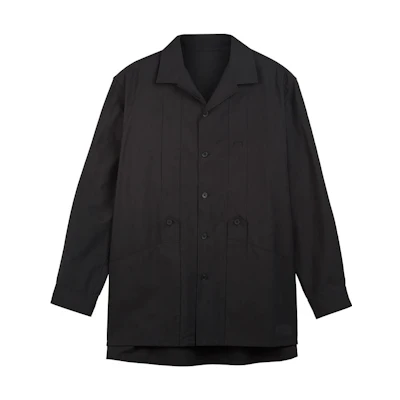 Y-3 SS23 Cotton Blend Solid Shirt-Style Jacket H63085