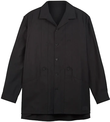Y-3 SS23 Cotton Blend Solid Shirt-Style Jacket H63085 Order Y-3 SS23 Cotton Blend Solid Shirt-Style Jacket H63085