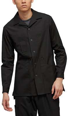 Y-3 SS23 Cotton Blend Solid Shirt-Style Jacket H63085 Lookbook Y-3 SS23 Cotton Blend Solid Shirt-Style Jacket H63085