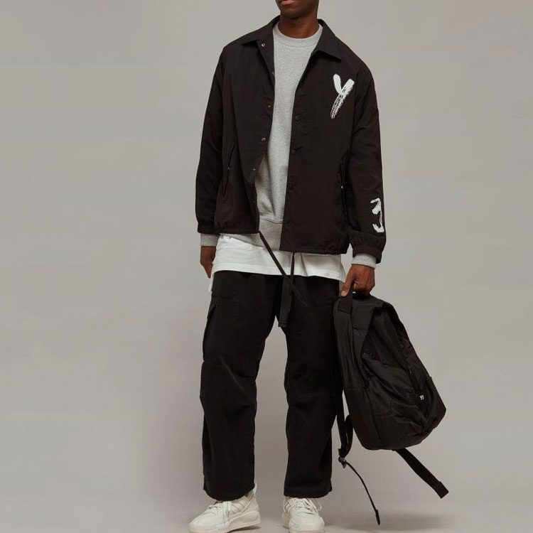 Lookbook Y-3 SS23 FT Crew Sweat Heather Grey Unisex Baju Pullover Kasual IB4798