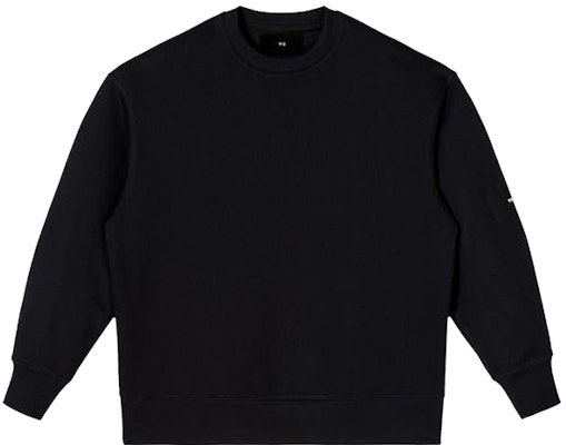 Y-3 SS23 FT Crew Sweat Minimalis Hitam Terry Pullover Sweatshirt H44783 Buy Y-3 SS23 FT Crew Sweat Minimalis Hitam Terry Pullover Sweatshirt H44783