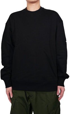Y-3 SS23 FT Crew Sweat Minimalis Hitam Terry Pullover Sweatshirt H44783 Lookbook Y-3 SS23 FT Crew Sweat Minimalis Hitam Terry Pullover Sweatshirt H44783