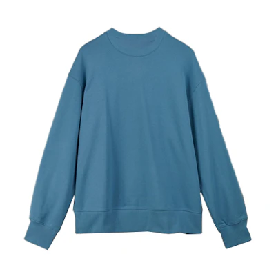 Y-3 SS23 FT Crew Sweat Unisex Pullover Long Sleeve Sweatshirt Blue. IB4799