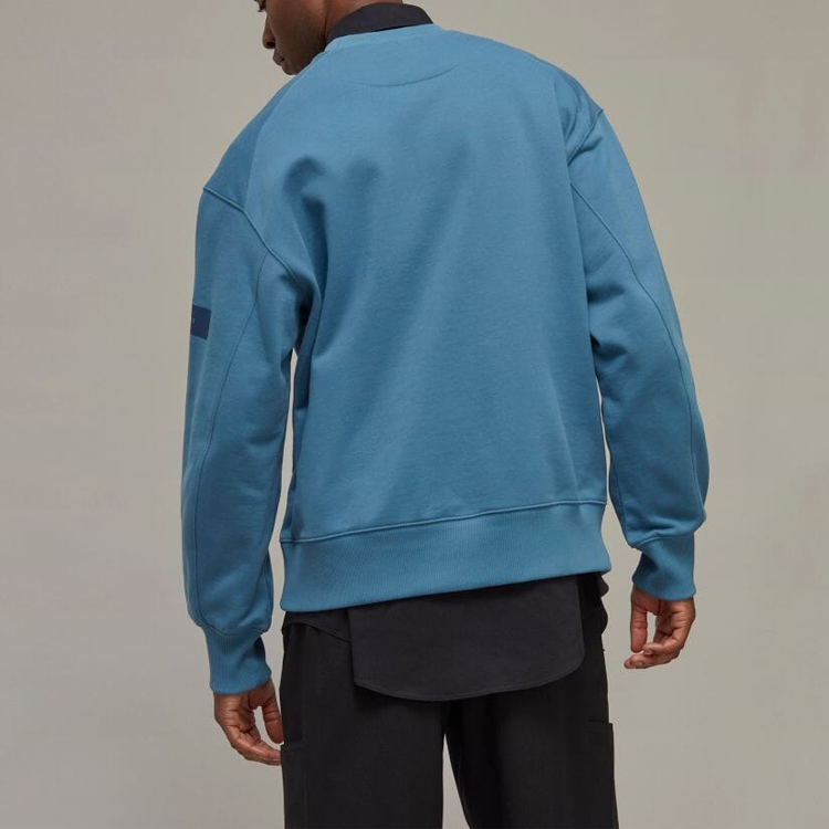 Details for Y-3 SS23 蓝色男女款长袖圆领卫衣 IB4799