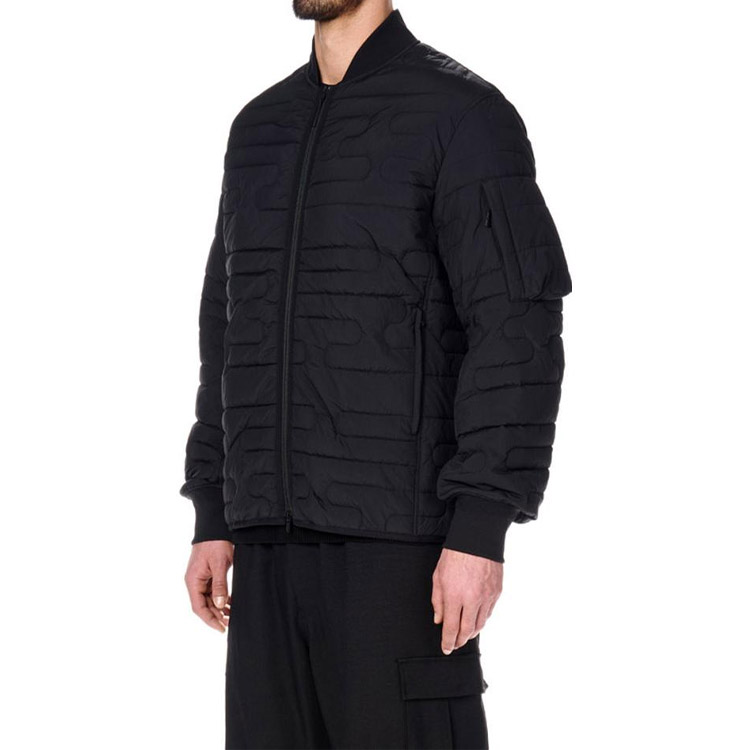 Details for Y-3 SS23 Quilted Cotton Jacket Black HM9343