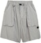 Buy Y-3 SS23 Seluar Pendek Kasual Perak dengan Poket Besar Lelurus. HZ8817