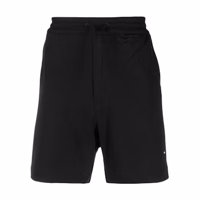 Y-3 SS23 Solid Color High-Waist Elastic Casual Shorts Black H44784