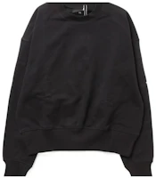 Y-3 SS23 Unisex Black Solid Color Sweatshirt H44791 Y-3 SS23 Unisex Black Solid Color Sweatshirt H44791