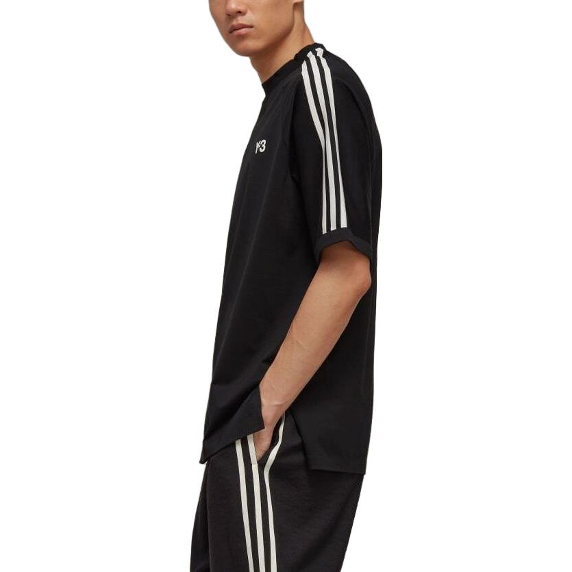 Purchase Camiseta Negra Unisex con Rayas y Logo de Y-3 SS23. H63065
