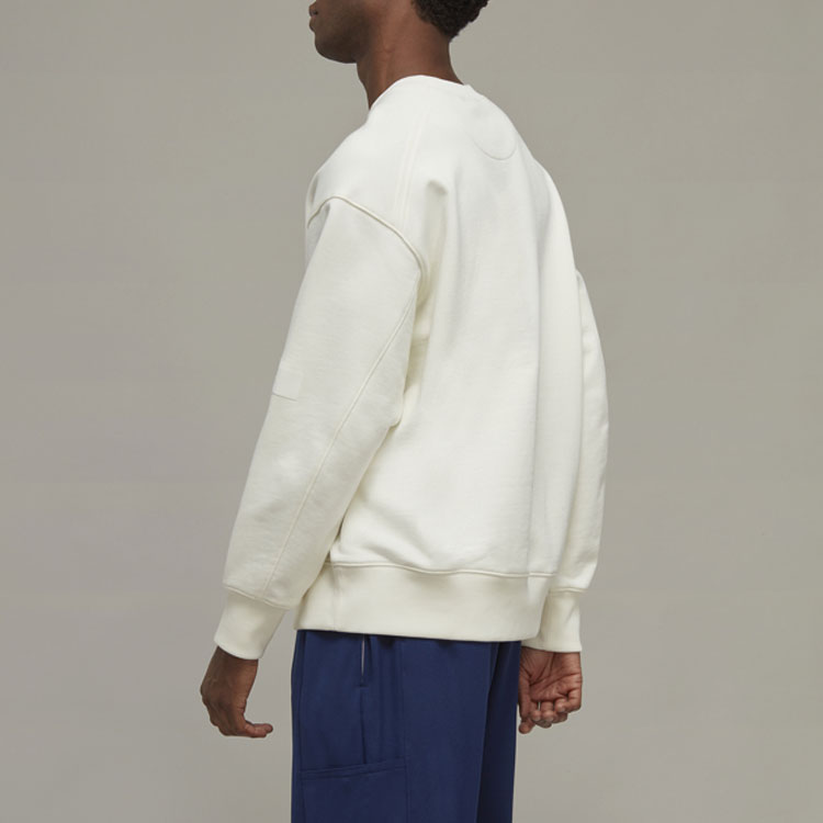 Cheap Sudadera Unisex Blanca de Manga Larga Y-3 SS23 IB4800