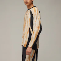 Details for Y-3 SS24 鐵鏽色拼接長袖襯衫閒休上衣 IR6256