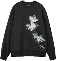 Y-3 SS24 GFX Graphic Crewneck Sweatshirt Unisex Black Long Sleeve Pullover. IN4337 Y-3 SS24 GFX Graphic Crewneck Sweatshirt Unisex Black Long Sleeve Pullover. IN4337