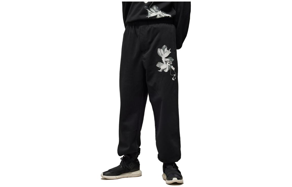 Order Y-3 SS24 GFX Graphic Jogger Celana Unisex Hitam Santai. IN4339