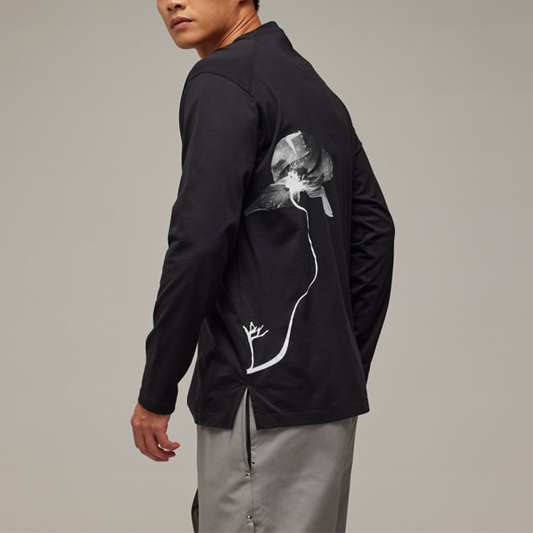 Purchase Camiseta Y-3 SS24 GFX Gráfica Manga Larga Unisex Negra IN4351