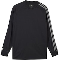 Y-3 SS24 Unisex Oversized Crewneck Long Sleeve T-Shirt Black. IR6268 Y-3 SS24 Unisex Oversized Crewneck Long Sleeve T-Shirt Black. IR6268