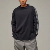 Shop Y-3 SS24 男女款寬鬆版長袖圓領T恤 黑色 IR6268
