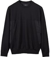 Y-3 Stretch FT Crew Black Unisex Minimalist Pullover Sweatshirt IL3070 Y-3 Stretch FT Crew Black Unisex Minimalist Pullover Sweatshirt IL3070