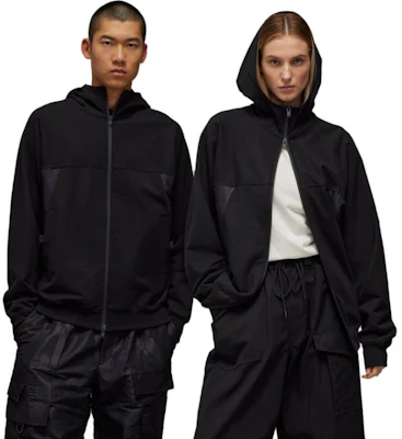 Sudadera Y-3 Stretch FT Negra Unisex Minimalista con Cremallera Casual. IL3069 Lookbook Sudadera Y-3 Stretch FT Negra Unisex Minimalista con Cremallera Casual. IL3069