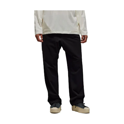 Y-3 Stretch Terry Pants Black Straight-Leg Casual Elastic Pants. IL3071