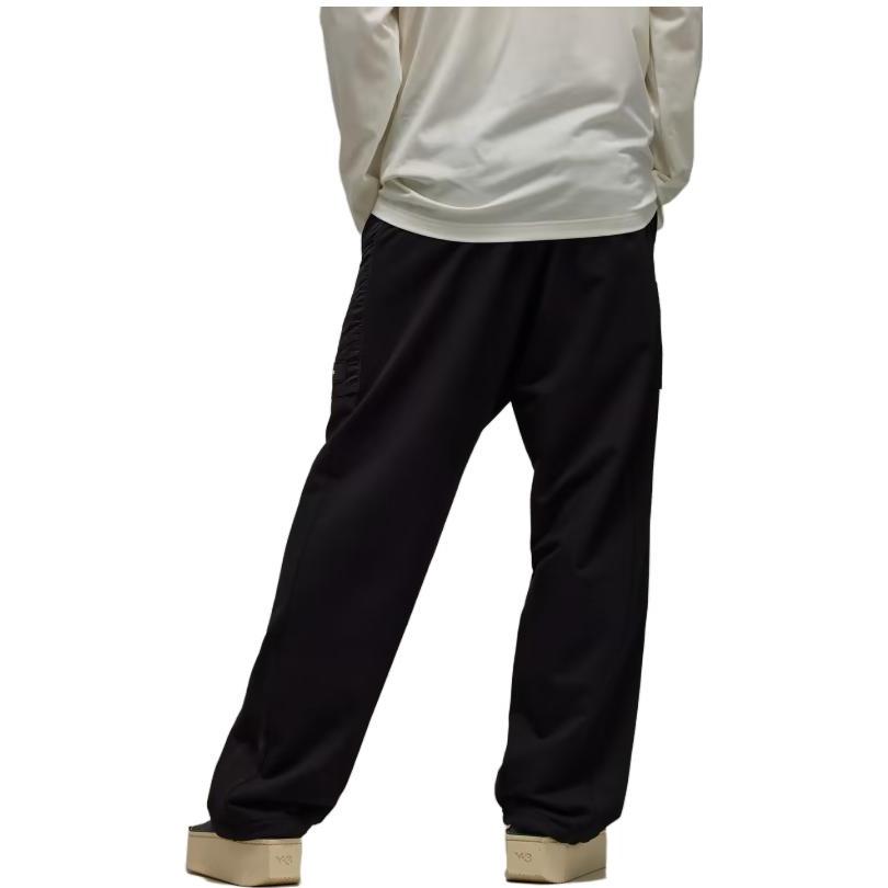 Details for Y-3 Stretch Terry Pants Hitam Celana Kasual Kaki Lurus Elastis. IL3071