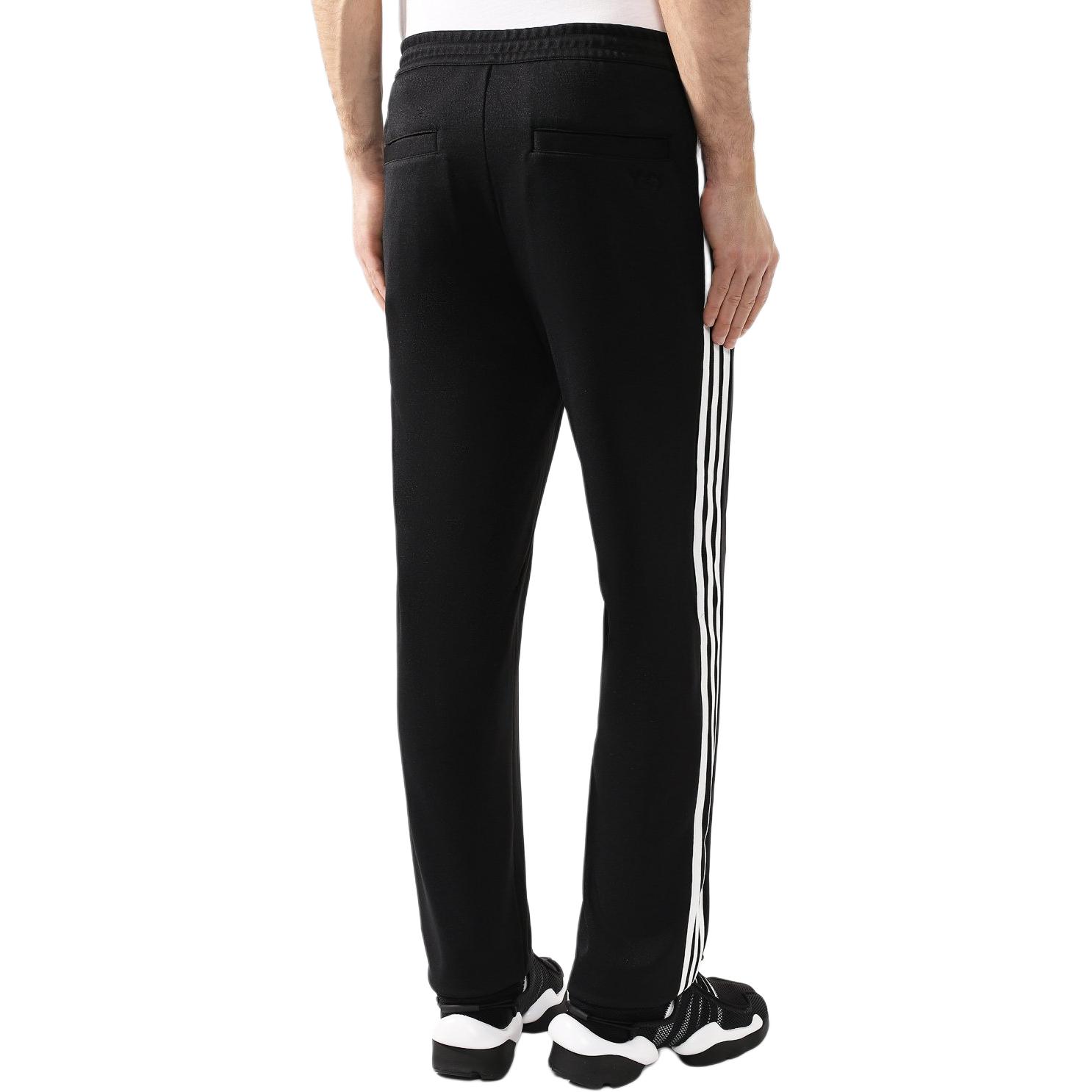 Purchase Y-3 스트라이프 밴딩 스트레이트 핏 캐주얼 팬츠 블랙 DY7295