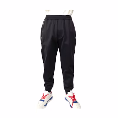 Y-3 Striped Jogger Pants Black Casual Trousers H63064