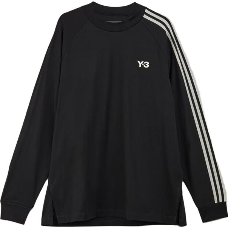 y-3-striped-logo-long-sleeve-unisex-t-shirt-black-h44800