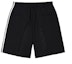 Lookbook Y-3 Striped Loose Fit Casual Shorts Unisex Black IA1666