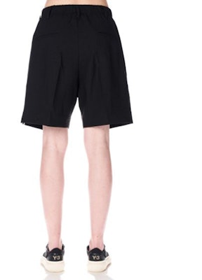 Y-3 Striped Loose Fit Casual Shorts Unisex Black IA1666 Purchase Y-3 Striped Loose Fit Casual Shorts Unisex Black IA1666