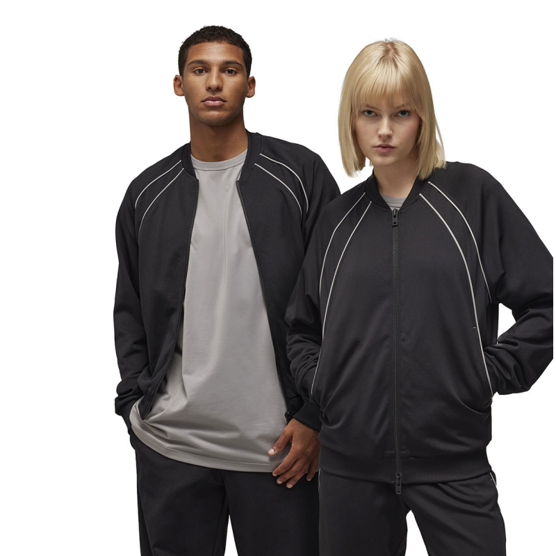 Purchase Y-3 Superstr TT Solid Stripe Baseball Collar Jacket Black Unisex. 50-IV5614