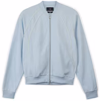 Y-3 Superstr TT Striped Baseball Collar Jacket Sky Blue Unisex 50-IV5616 Y-3 Superstr TT Striped Baseball Collar Jacket Sky Blue Unisex 50-IV5616