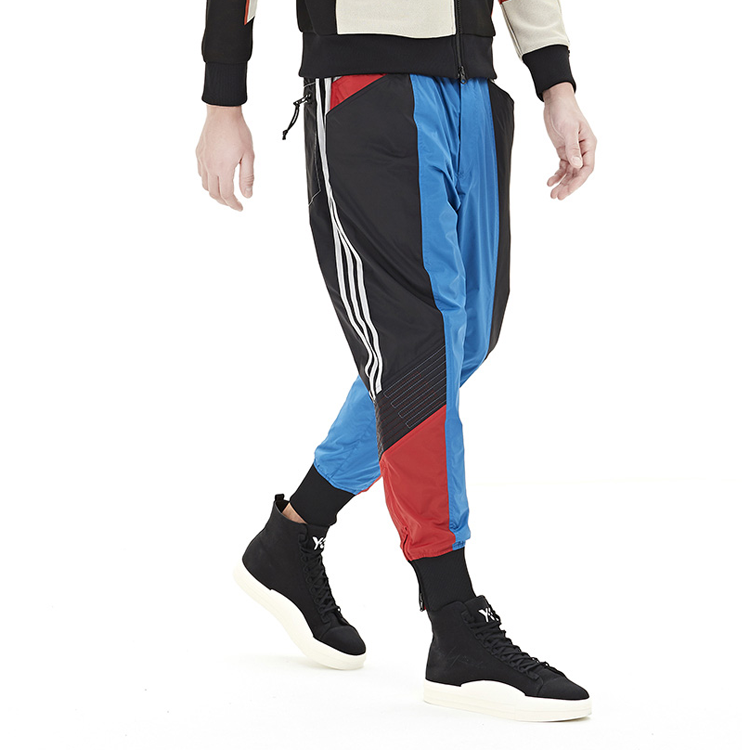 Details for Y-3 偏紧设计拼色侧条纹运动裤 FJ0446