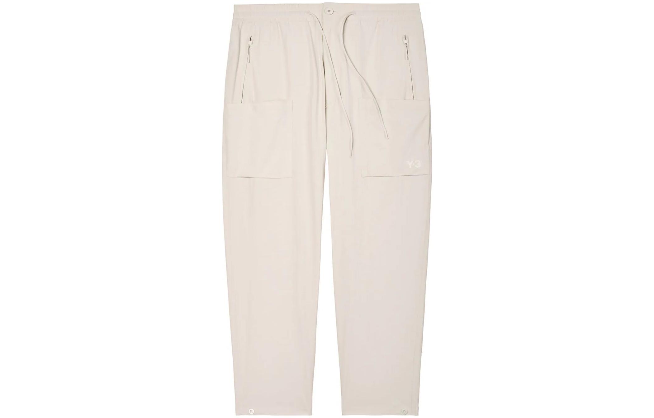 Y-3 Tapered Joggers Elastic Waist Beige Fall Edition HG6248
