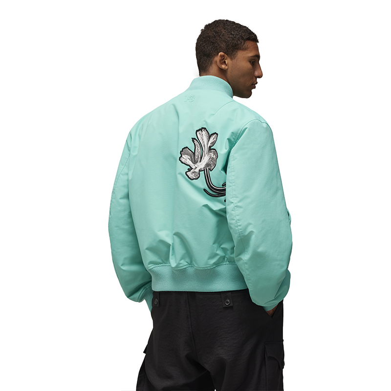 Shop Y-3 Team Jacket Unisex Blue Green. 50-IV5655