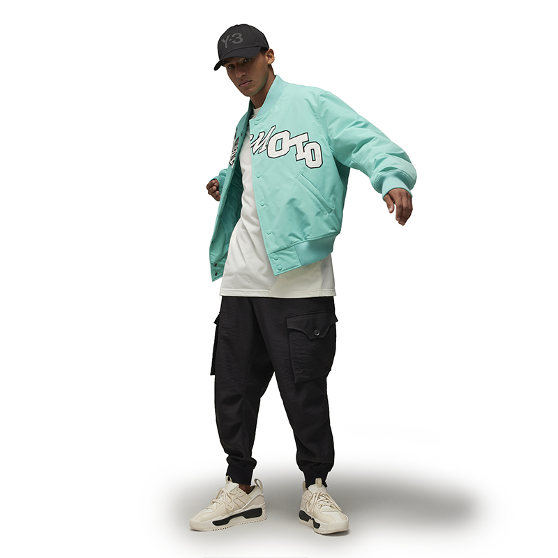 Details for Y-3 Team Jacket Unisex Blue Green. 50-IV5655