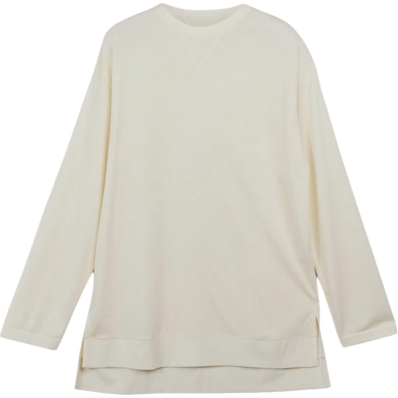 Y-3 U LS Tee Prem Off-White Unisex Crewneck Pullover Sweatshirt IX0400 圖 2